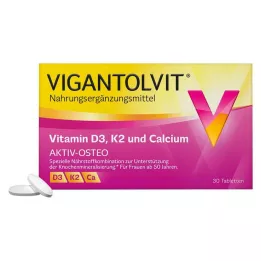 VIGANTOLVIT Vitamín D3 K2 Calcium filmom obalené tablety, 30 ks