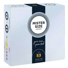 MISTER Veľkosť 53 kondómov, 36 kusov