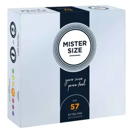 MISTER Veľkosť 57 kondómov, 36 kusov