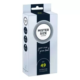 MISTER Veľkosť 49 kondómov, 10 kusov