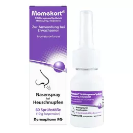 MOMEKORT 50 μg/sprej nosová sprejová suspenzia 60 dospelých, 10 g