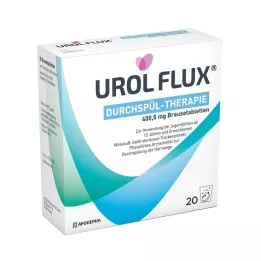 UROL FLUX Flushing terapia 400,5 mg šumivé tablety, 20 ks