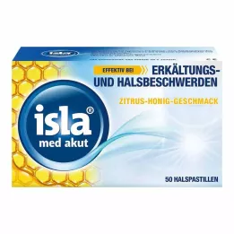 ISLA MED akútne citrusové medové pastilky, 50 ks