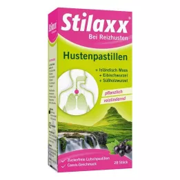 STILAXX Pastilky proti kašľu Islandský mach, 28 ks