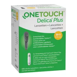 ONE TOUCH Ihlové lancety Delica Plus, 100 ks