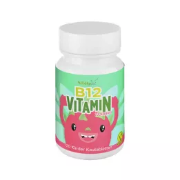VITAMIN B12 KINDER Žuvacie tablety vegánske, 120 ks