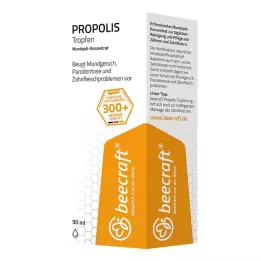 BEECRAFT Propolis Drops Ústna voda Koncentrát, 50 ml