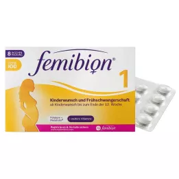 FEMIBION 1 túžba pre deti+skoré tehotenstvo bez jódových tabliet, 60 ks
