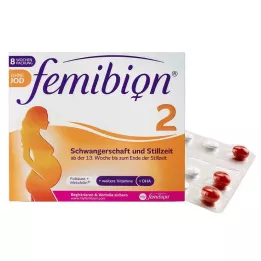 FEMIBION 2 Tehotenstvo + Dojčenie bez jódu Kpg., 2X60 St