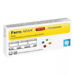 FERRO AIWA 100 mg filmom obalené tablety, 20 ks