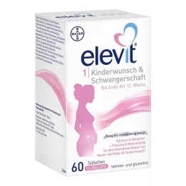 ELEVIT 1 túžba mať deti &amp; Tehotenské tablety, 1X60 St