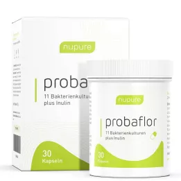 NUPURE probaflor probiotiká na očistu čriev Kps., 30 ks