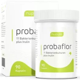 NUPURE probaflor probiotiká na čistenie čriev kapsúl, 90 ks