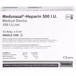 HEPARIN SODIUM 500 I.U. - 100 I.U./ml ampulky, 10x5 ml