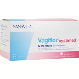 VAGIFLOR cystimované šumivé tablety D-manózy, 14 ks
