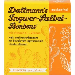 DALLMANNZázvorové šalviové bonbóny S, 37 g