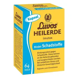 Luvos liečivé ílové kapsuly Imutox (64 kusov)