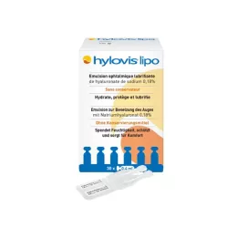 HYLOVIS lipo očné kvapky jednodávkové pipety, 30X0,4 ml