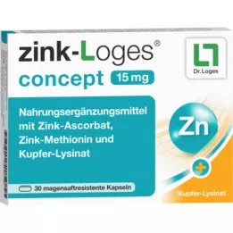 ZINK-LOGES koncept 15 mg kapsuly žalúdočnej šťavy, 30 ks