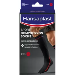 HANSAPLAST Športové kompresné ponožky Veľkosť L, 2 ks