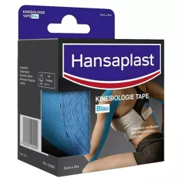 HANSAPLAST Športová kineziologická páska 5 cm x 5 m modrá, 1 kus