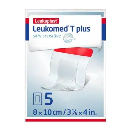 Leukomed® T plus skin sensitive 8x10 cm, 5 ks