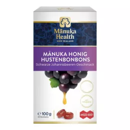 MANUKA HEALTH MGO 400+ lízanky čierne ríbezle, 100 g