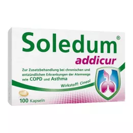 SOLEDUM addicur 200 mg gastrorezistentné mäkké kapsuly, 100 ks