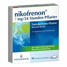 NIKOFRENON 7 mg/24 hodín transdermálna náplasť, 14 ks