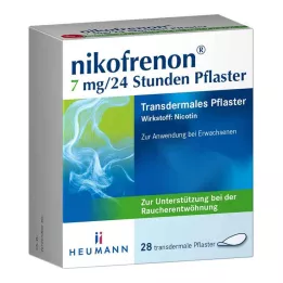 NIKOFRENON 7 mg/24 hodín transdermálna náplasť, 28 ks
