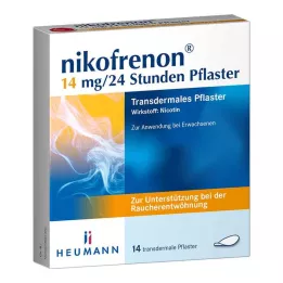 NIKOFRENON 14 mg/24 hodín transdermálna náplasť, 14 ks