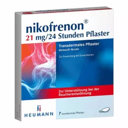 NIKOFRENON 21 mg/24 hodín transdermálna náplasť, 7 ks