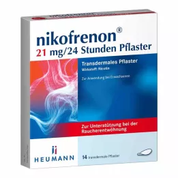 NIKOFRENON 21 mg/24 hodín transdermálna náplasť, 14 ks
