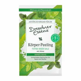 Drážďanská esencia soľ z Mŕtveho mora peeling Mäta, 50 g