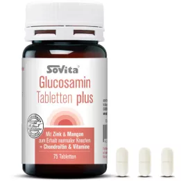 SOVITA Glukozamínové tablety plus, 75 ks