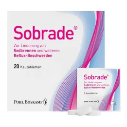SOBRADE Žuvacie tablety, 20 ks