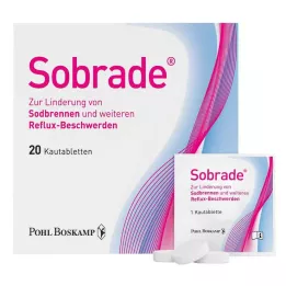 SOBRADE Žuvacie tablety, 20 ks