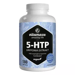 5-HTP 200 mg Griffonia extrakt vysokodávkových vegánskych kapsúl, 180 ks