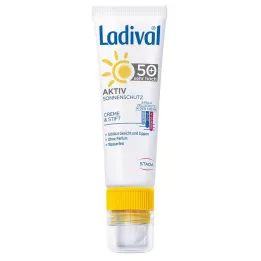 LADIVAL Aktívna ochrana tváre pred slnkom&Pery LSF 50+, 1 P