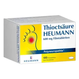 Kyselina tioktová Heumann 600 mg filmom obalené tablety (100 kusov)