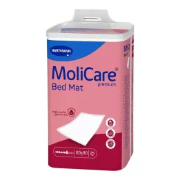 MOLICARE Podložka do postele Premium 7 kvapiek 60x90 cm, 25 ks