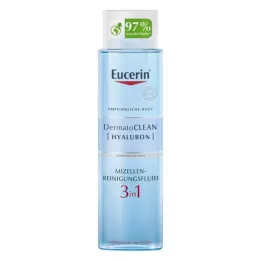 EUCERIN DermatoCLEAN Hyal.Miz.Cleansing Fluid 3v1, 400 ml