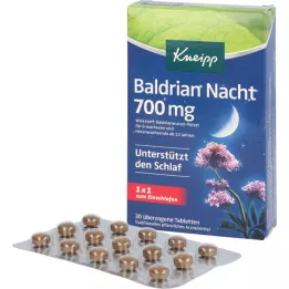 KNEIPP Valeriána noc 700 mg obalené tablety, 30 ks