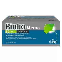 BINKO Memo 80 mg filmom obalené tablety, 60 ks