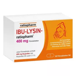 IBU-LYSIN-ratiopharm 400 mg filmom obalené tablety, 50 ks
