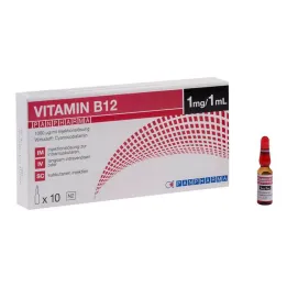 Vitamín B12 Panpharma 1000 µg/ml injekčný roztok, 10X1 ml