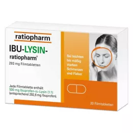 IBU-LYSIN-ratiopharm 293 mg filmom obalené tablety, 20 ks