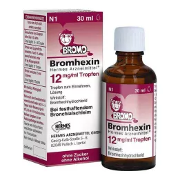 BROMHEXIN Hermes Arzneimittel 12 mg/ml kvapky, 30 ml
