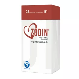 ZODIN Omega-3 1 000 mg mäkké kapsuly, 28 ks