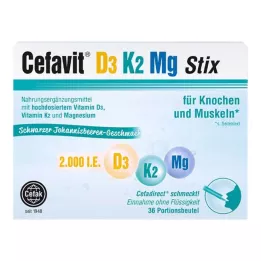 CEFAVIT D3 K2 Mg 2 000 I.E. Granule Stix, 36 ks
